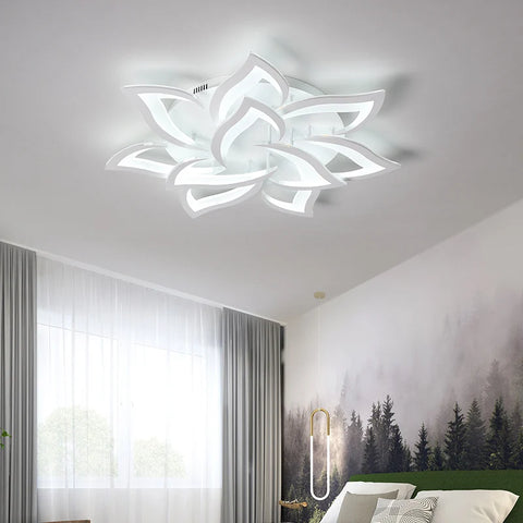 IRALAN Led Ceiling Light Dimmable Brightness Art Deco Lighting Fixtures Phone APP Control Cold Warm Light