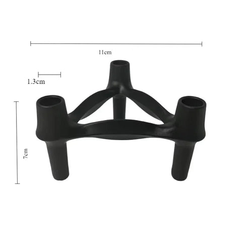 Molecular Structure Metal Candle Holder Nordic Gold Candlestick Centerpiece Living Room Decoration Gift home decore candelabra