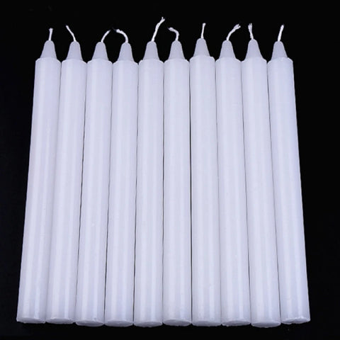20/10pcs Unscented Mini Taper Candle, For Casting Chimes, Rituals, Spells, Wax Play & More,ChristmasDecor Dinner Candles Wedding