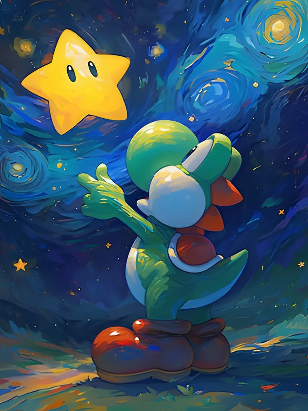 New DIY Mario Bros. Diamond Painting Kit Video Games Poster Diamond Embroidery Color Painting Hand Mosaic Art Home Decor