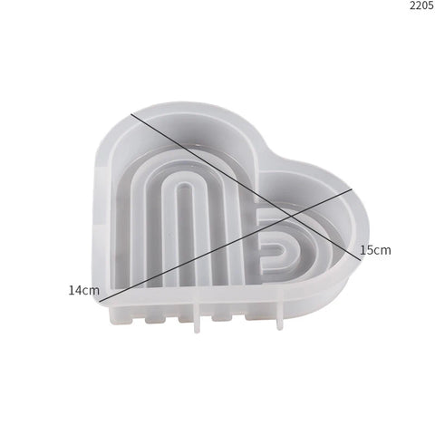14cm Rainbow Arch Silicone Mold DIY Candle Mold Geometry Candle Making Epoxy Resin Soap Gypsum Chocolate Mould Craft Home Decor