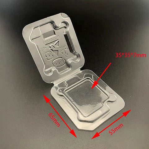 10Pcs CPU Clamshell Tray Box AMD Case Holder Protection For AMD 754 905 938 939 AM2 AM3 FM1 FM2