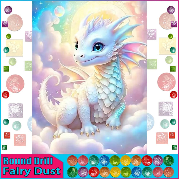 HOMFUN Fairy Dust AB Diamond Painting Full Square/Round Drill 5D DIY "City Market" Daimond Embroidery Rhinestone Decor