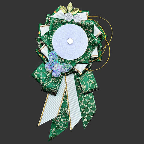 Ribbon Cosplay Bags Rosette Protection Flower Pin Holder Badge Accessories Fill Backpack Badge Base Tray Itabag Decor