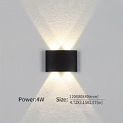 Up and Down LED Wall Lamp Waterproof IP66 Interior Wall Light For Bedroom Living Room Corridor Indoor Outdoor Lighting