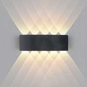 LED Wall Lamp Outdoor Waterproof Up Down luminous lighting Indoor Stair Garden Sconce Light Plastic 6W 10W AC110-220V