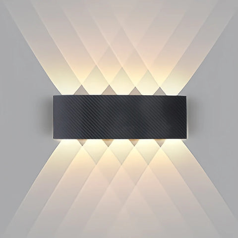 LED Wall Lamp Outdoor Waterproof Up Down luminous lighting Indoor Stair Garden Sconce Light Plastic 6W 10W AC110-220V
