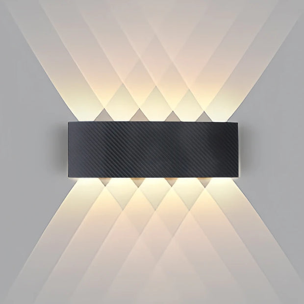 LED Wall Lamp Outdoor Waterproof Up Down luminous lighting Indoor Stair Garden Sconce Light Plastic 6W 10W AC110-220V