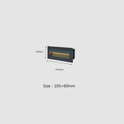 SANDIY Waterproof Led Stair&Step Light Outdoor Wall Sconce Lamp Big Embedded Nightlight 12v 220v for House Yard Balcony Terrace