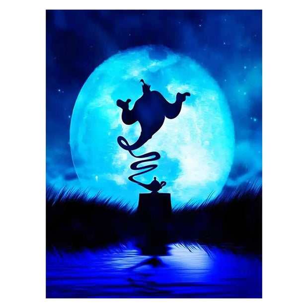 Disney Diamond Painting Mickey Minnie Embroidery Cross Stitch Kits Mosaic Shadow MoonWall Decor DIY Gift Full Round 30x40cm