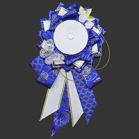 Ribbon Cosplay Bags Rosette Protection Flower Pin Holder Badge Accessories Fill Backpack Badge Base Tray Itabag Decor