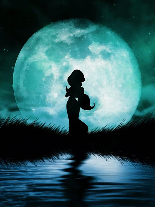 Disney Diamond Painting Mickey Minnie Embroidery Cross Stitch Kits Mosaic Shadow MoonWall Decor DIY Gift Full Round 30x40cm