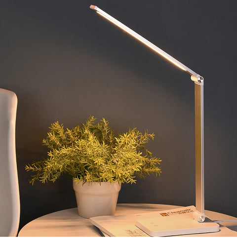50LEDs Eye-Protection Table Lamp 5 Dimmable Level Touch Aluminium Alloy Night Light For Bedroom Bedside Lamp Reading Desk Lamp