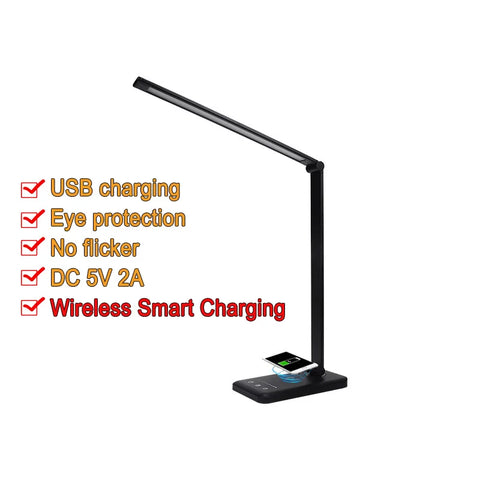 Led Smart Lamp Usb Charging Touch Folding Table Portable Battery Rechargeable Wireless Children's Work Office Light For Bedroom