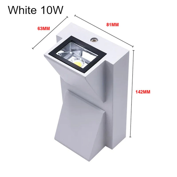 Aluminium Wall Lamp Waterproof Outdoor LED Wall Light IP65 Garden Lighting Lamp for Sconce Balcony Decoration AC110V 220V