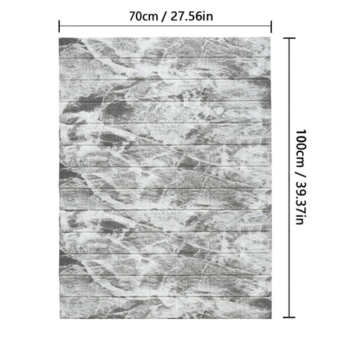 70cmx1m/2m/3m/5m/10m Wallpaper Brick 3D Wall Sticker Foam Self Adhesive DIY Living Room Decor Waterproof Paper