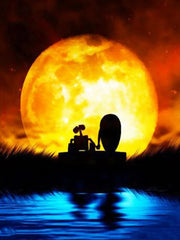 Disney Diamond Painting Mickey Minnie Embroidery Cross Stitch Kits Mosaic Shadow MoonWall Decor DIY Gift Full Round 30x40cm