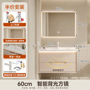 Cream wind bathroom cabinet ceramic integrated basin toilet wash basin washbasin cabinet combination washbasin basin bathroom ca