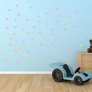 100pcs Luminous Wall Stickers Stars shine in the dark Sticker Decals for Kids Baby rooms Colorful Fluorescent Stickers Home deco