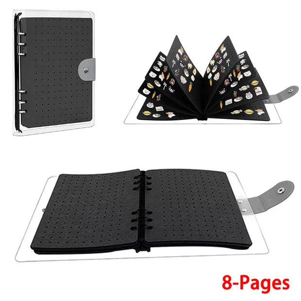 Pin Medal Display Case Badge Storage Box Transparent Dustproof Pin Display Box For Medal Jewelry Collection Display Frame