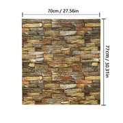1-10pcs 70*77cm Self-adhesive 3D Brick Background Wallpaper Foam Wall Sticker Waterproof Moistureproof Living Room Decoration ﻿