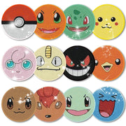 6/8/9/12pcs DIY Pokémon Diamond Painting Cousters Cute Cartoon Rhinestones Art Mosaic Cup Pad Table Placemat Home Decor Gift
