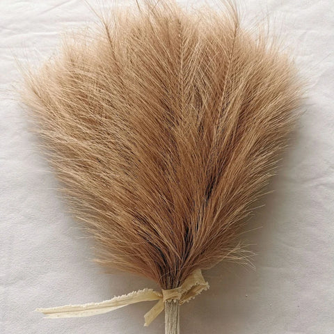 10/20Pcs Artificial Pampas Grass Bouquet for Home Bedroom Room Wedding Party Decoration Fake Plant Simulation Dried Flower Reed