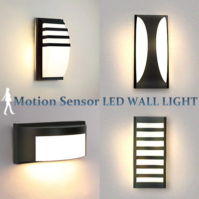 Wall Lamp Led Lights With Motion Sensor Outdoor Lights AC85-265V 16W/30W Outdoor Lights Waterproof Garden Lights Wall Decoration