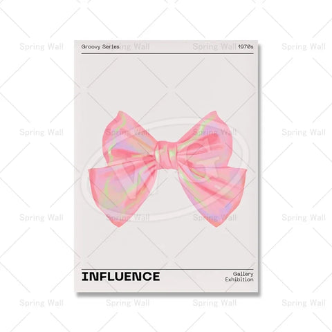 80s Aesthetic Gradient Aura Abstract Poster Retro Canvas Painting Holographic Pink Gallery Wall Art Print Picture Bedroom Decor