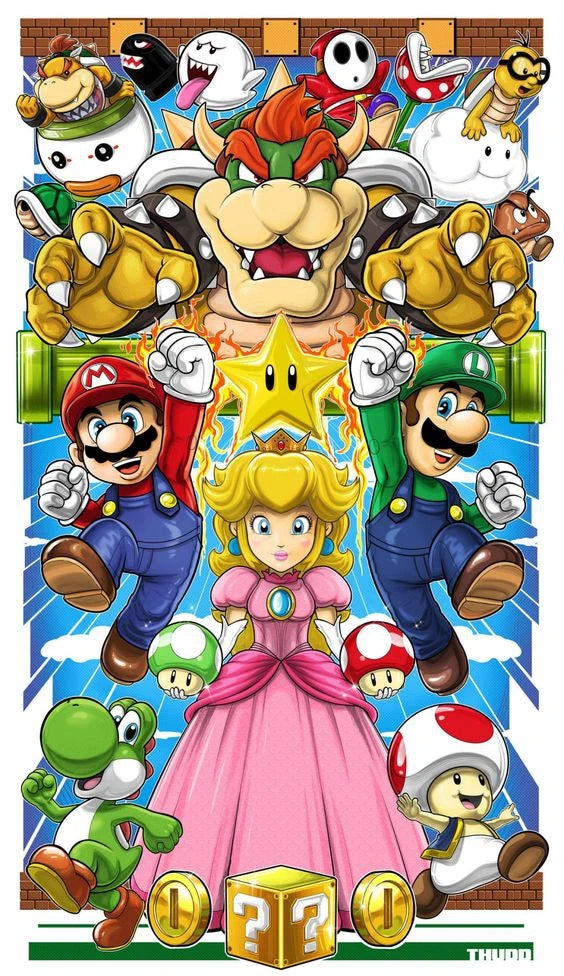 Japanese Anime 5d Diamond Painting Kit M-Marios Bowser Embroidery Jewelry Handmade DIY Mosaic Home Decoration Children's Gift