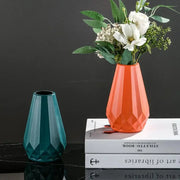 Nordic Flower Vase Imitation Ceramic Plastic Flower Vase Pot Home Living Room Desktop Decoration Wedding Centerpiece Arrangement