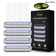 Solar Deck Light Outdoor Solar lighting Stair Lamp Waterproof IP68 30 LEDs For Railing Fence Yard Lamp Exterior Decorative