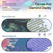 RUOPOTY DIY 5D Diamond Painting Landscape Lakeview Full Square Embroidery Kit Starry Sky Modern Friend Gift Home Decor