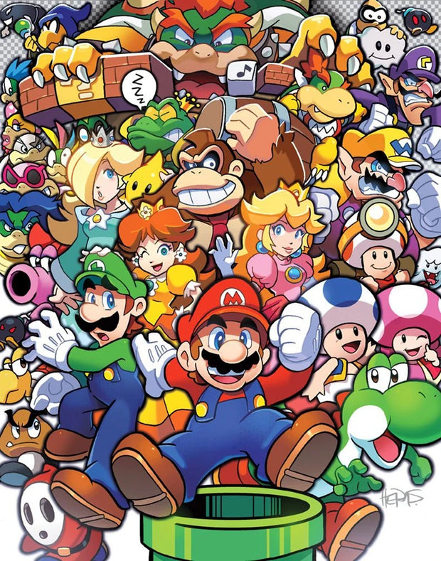 Japanese Anime 5d Diamond Painting Kit M-Marios Bowser Embroidery Jewelry Handmade DIY Mosaic Home Decoration Children's Gift