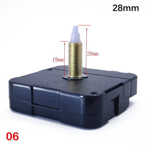 Long Shaft Length Wall Clock Movement Silent Diy Quartz Clocks Mechanism 31mm Wall Watch Machinery Repair Parts Kit Clockwork