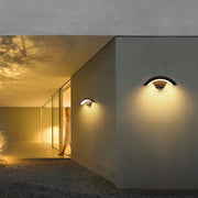 18W 24W 30W Moden waterproof outdoor wall lamp PIR motion sensor wall light Garden porch frontdoor black aluminum lamp body