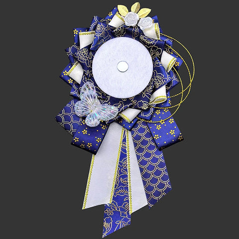 Ribbon Cosplay Bags Rosette Protection Flower Pin Holder Badge Accessories Fill Backpack Badge Base Tray Itabag Decor