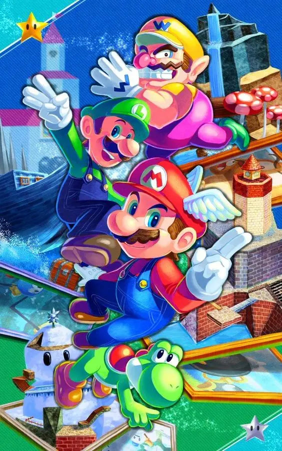 Japanese Anime 5d Diamond Painting Kit M-Marios Bowser Embroidery Jewelry Handmade DIY Mosaic Home Decoration Children's Gift