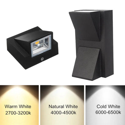 Aluminium Wall Lamp Waterproof Outdoor LED Wall Light IP65 Garden Lighting Lamp for Sconce Balcony Decoration AC110V 220V