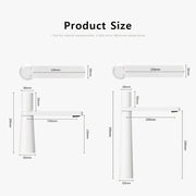 Modern Basin Faucet Brushed Gold Brass Bathroom Mixer Faucet Grey Washbasin Faucet Single Handle Single Hole Wash Sink Water Tap