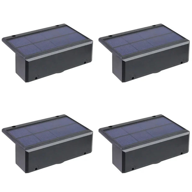LED Solar Garden Lights Strong Bright Outdoor Sunlight Led Lights IP65 Waterproof Wall Lamp for Courtyard Yard Balcony Fence