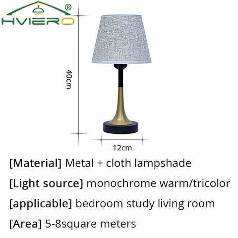 Retro Table Lamp LED Simple Romantic DC 5V Bedroom Bedside Living room Decoration Bulb Warm Remote Control Lighting Night Light