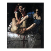 Artemisia Gentileschi " Judith Beheading Holofernes "Canvas Oil Painting Aesthetics Artwork Print Picture Backdrop Hanging Decor