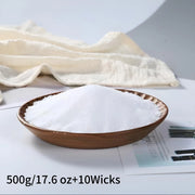 Sand Candle With Wicks, Refillable Wax Sand, DIY Candle Sand For Candle Making, Home Decor, Wedding, Halloween, Christmas, Party