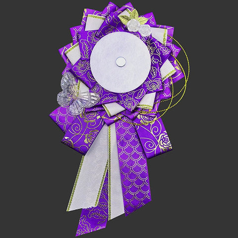 Ribbon Cosplay Bags Rosette Protection Flower Pin Holder Badge Accessories Fill Backpack Badge Base Tray Itabag Decor