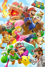 Japanese Anime 5d Diamond Painting Kit M-Marios Bowser Embroidery Jewelry Handmade DIY Mosaic Home Decoration Children's Gift