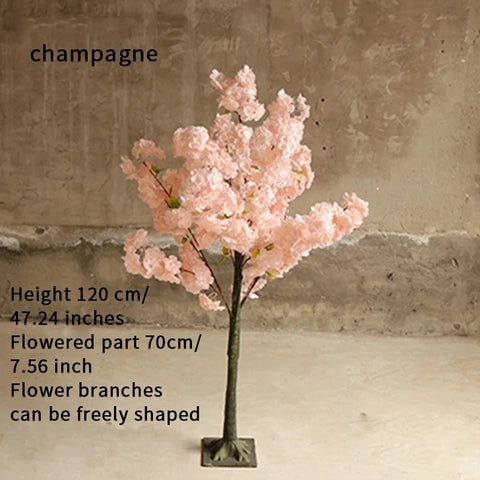 Christmas Artificial Cherry Blossom Tree Plant Artificial Flower Tree Hotel Christmas Wedding Decoration Home Living Room P