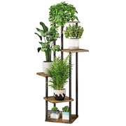 Plant Stand Stand For Flowers Wooden Storage Shelf 5 Tier Flower Shelf Planter Rack Indoor Display Stand Multiple Flower Pot