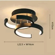 LDE Ceiling Lamp Living Room Bedroom Study Room Corridor Porch Smart Home Decoration Top Lamp Modern Simple Creative Night Light