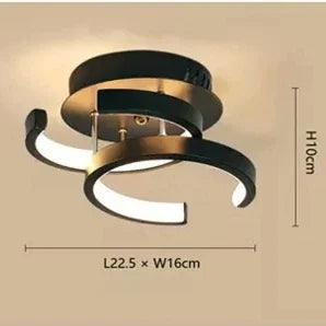 LDE Ceiling Lamp Living Room Bedroom Study Room Corridor Porch Smart Home Decoration Top Lamp Modern Simple Creative Night Light